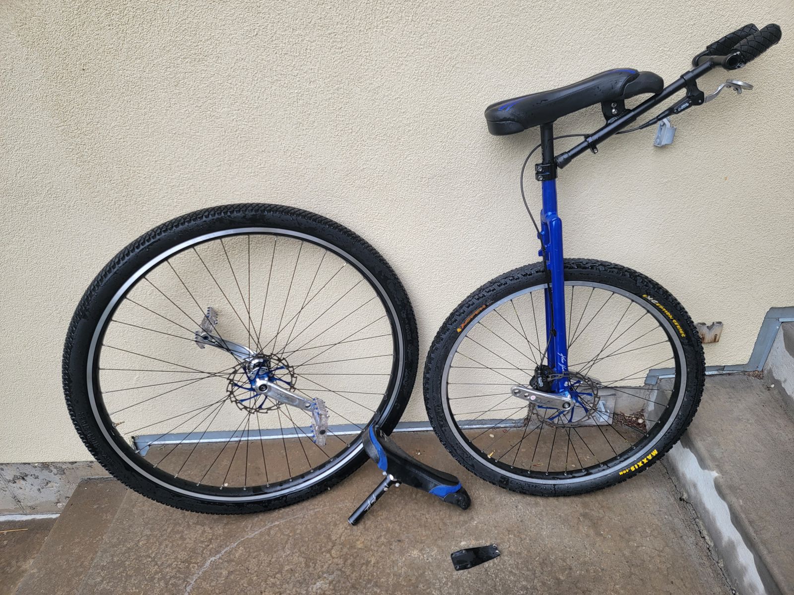 Unicycles - Kris Holm 36er and 29er, Nimbus 26, and Impact 20