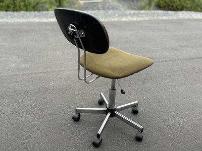 Architects desk chair Italian made, vintage mid century modern, MCM. Jørgen Rasmussen style Adjustable height