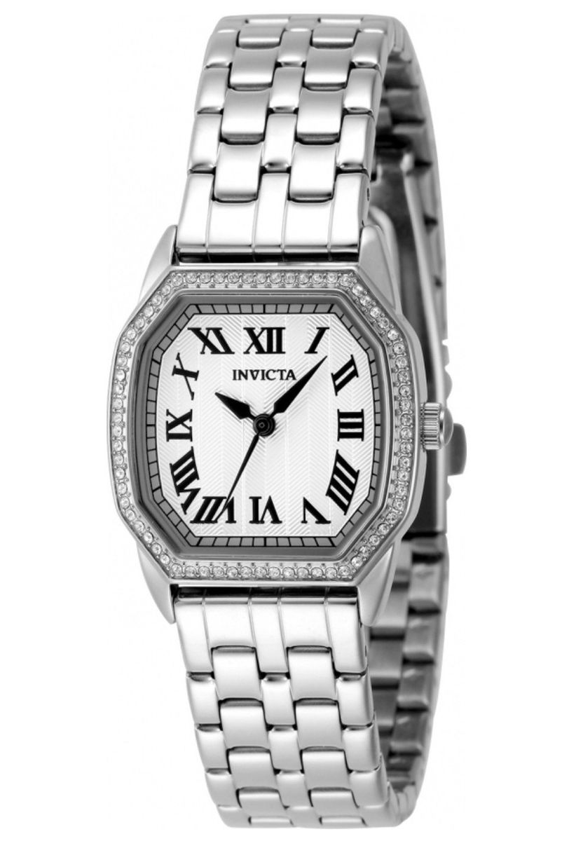 Invicta Wildflower Lady 48998 Quartz Watch - 27mm Stainless Steel, Crystal Bezel
