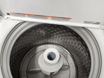 GE Top-Load Washer and Matching Electric Dryer Set - White