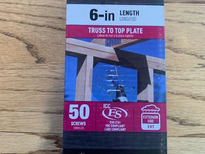 New In Box 50 Structural Truss Screws 6 inch