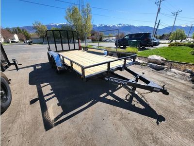 2027 PJ Trailers 7X14 UL 7K Utility Trailer With R