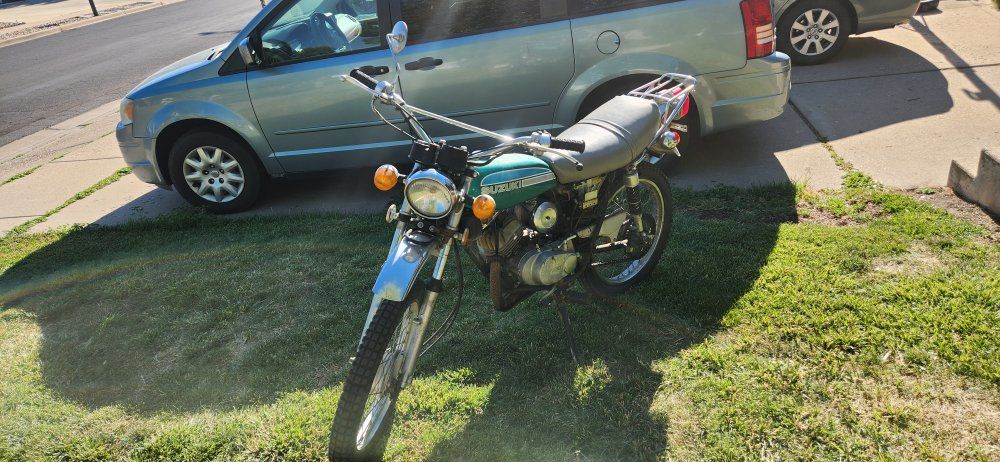 1973 Vintage Suzuki TC-100 Bike - Used Condition, Great for Restoration/Parts