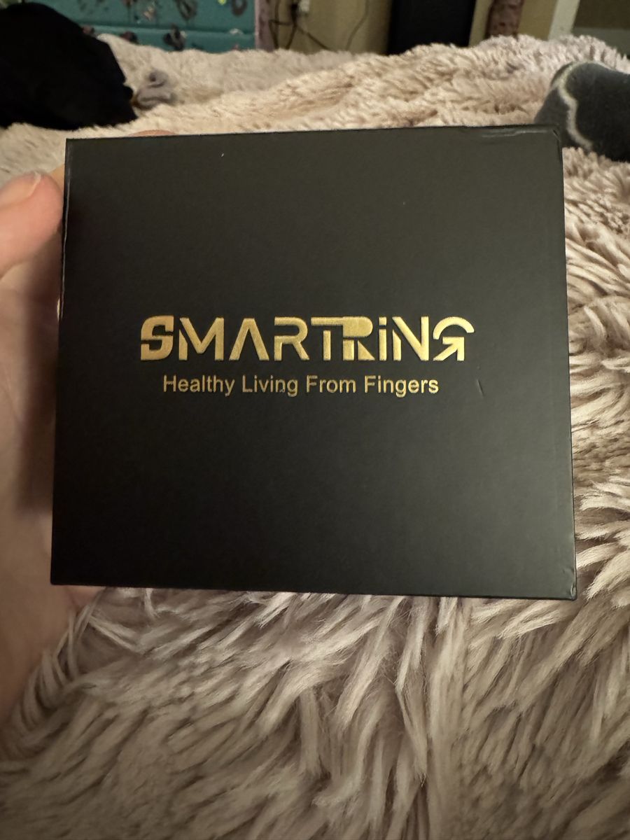 Smart Ring Health Tracker with Original Box and Charging Case