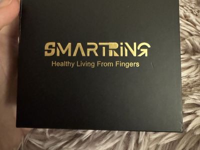 Smart Ring Health Tracker with Original Box and Charging Case