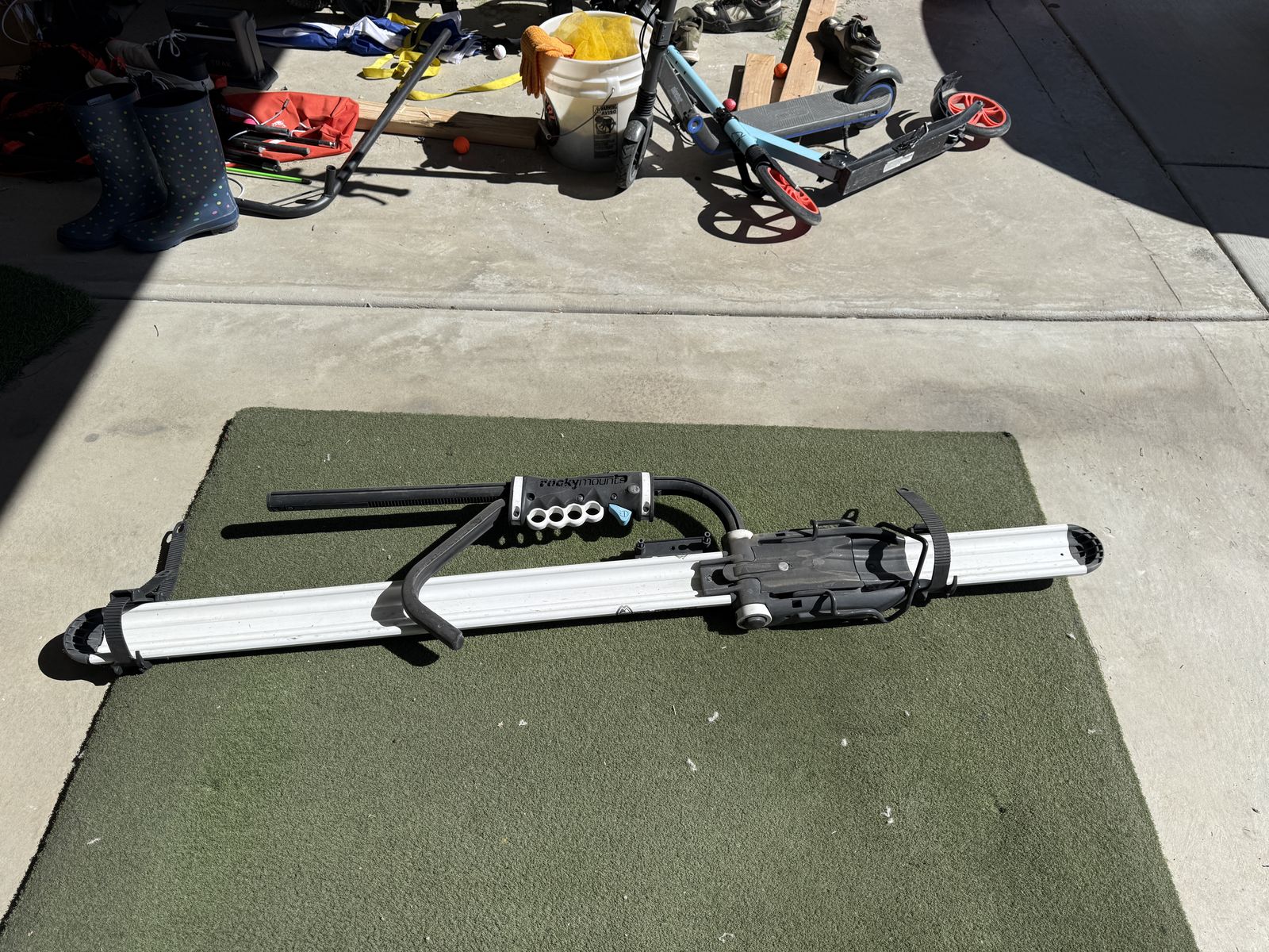 3 RockyMounts BrassKnuckles Roof Bike Racks + Fat Bike Adapters + Locks