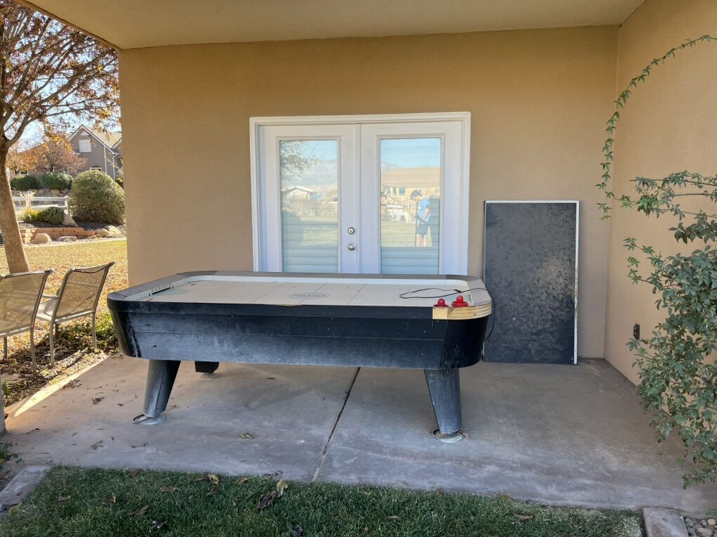 Air Hockey Table And Ping Ping Table Top