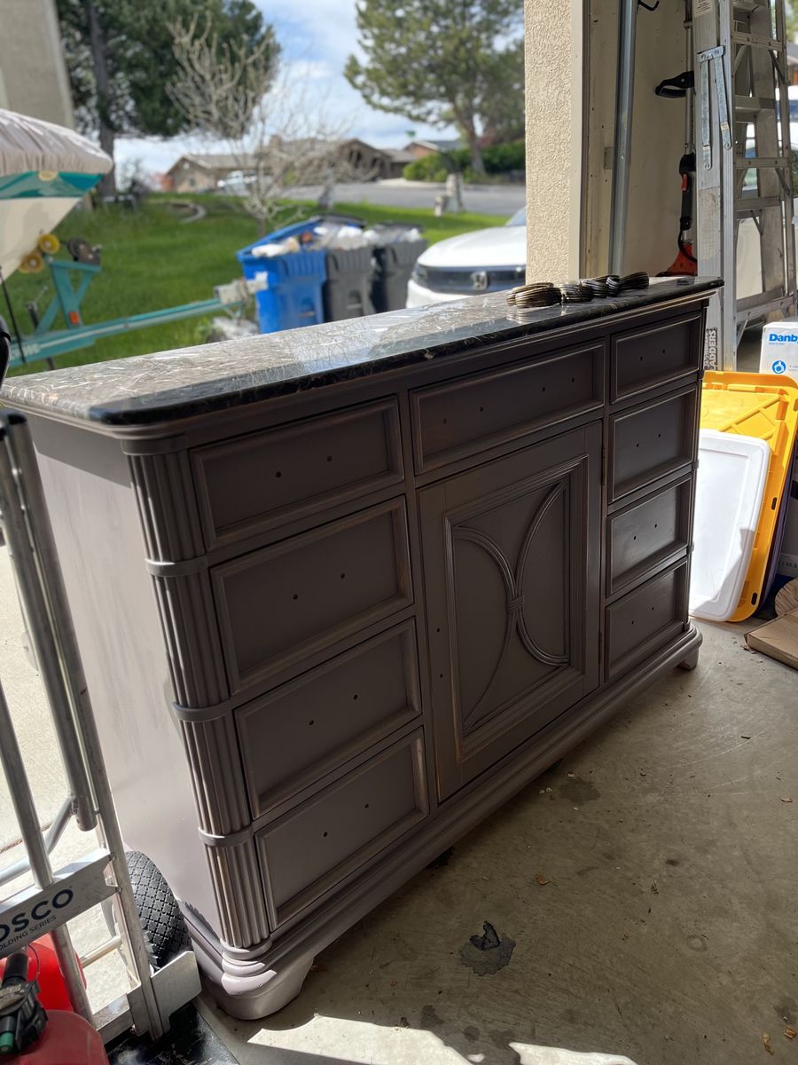 Solid DIY Light Purple/Grey Dresser | $80 OBO