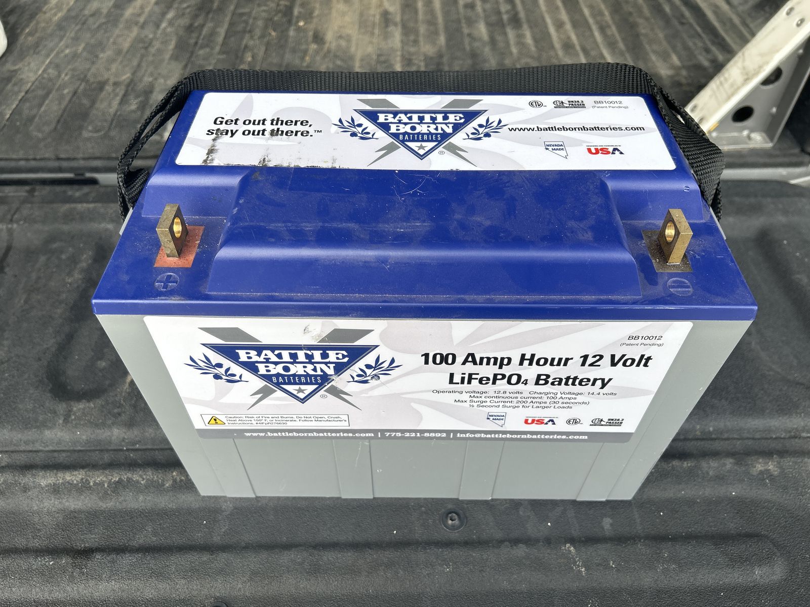 Battle Born 100 Amp Hour 12 Volt Battery