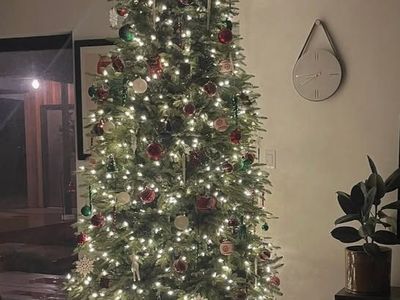 Balsam Hill Pre-lit 9 ft Slim Christmas Tree