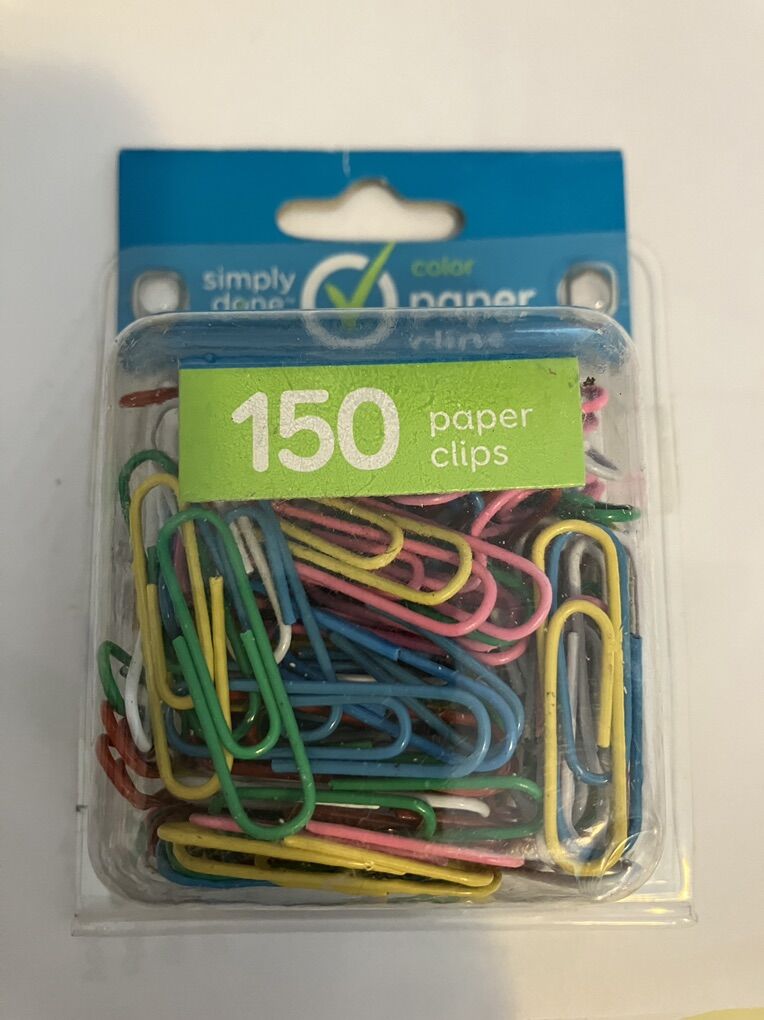 Colored Paper Clips