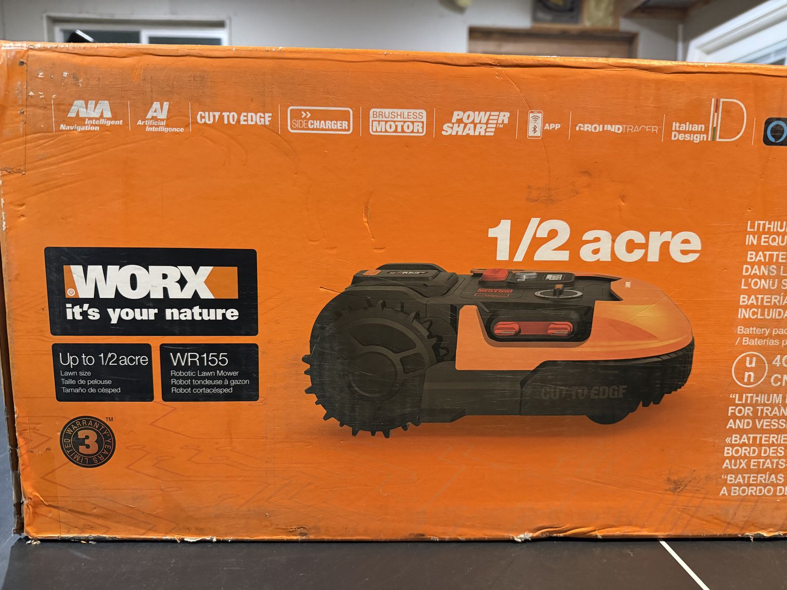 Worx Landroid WR155 robot lawn mower