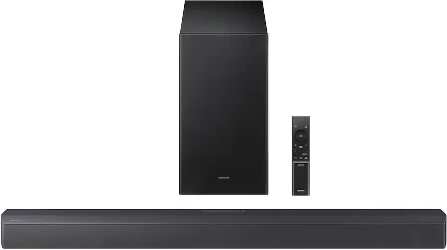 Samsung - B-Series HW-B550F 2.1Ch DTS Virtual:X Soundbar with Subwoofer - Titan Black