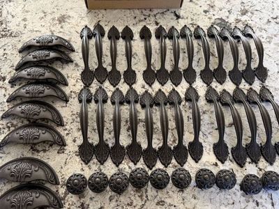 Oil-Rubbed Bronze Cabinet Hardware Set