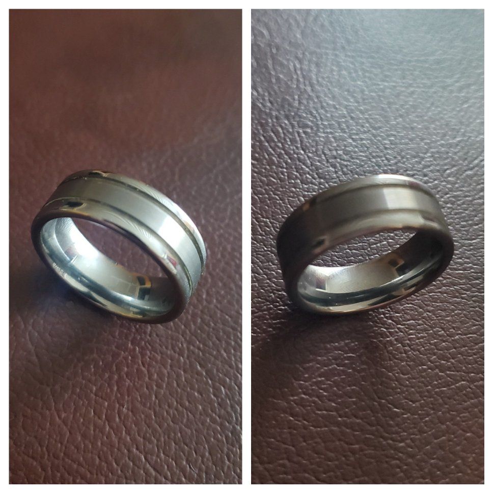 Tungsten wedding band