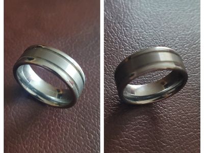 Tungsten wedding band