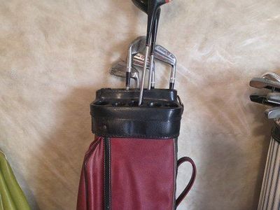 Vintage Golf Bag and Clubs