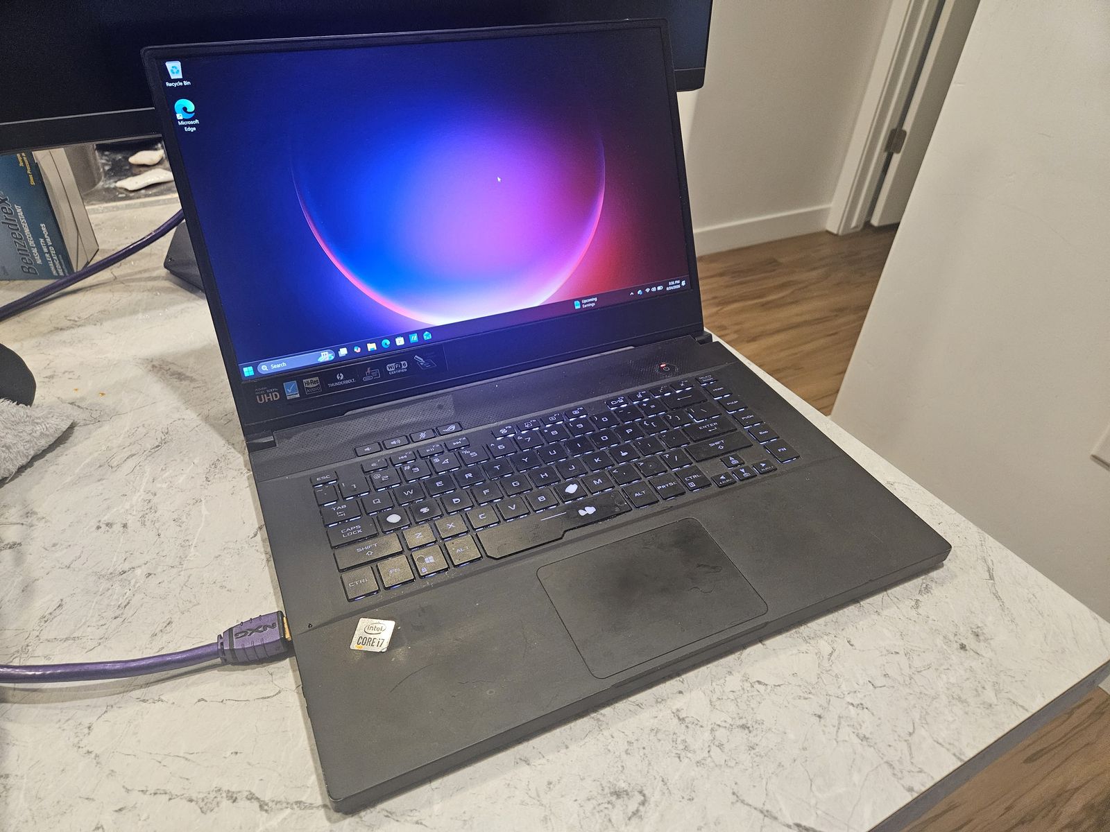 ASUS ROG M15 Zephyrus Gaming Laptop 4k screen RTX 2060 i7 16GB Ram 1TB SSD Small Form Factor