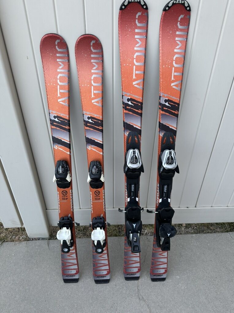 Two Pairs Of Atomic Skis 110 & 120