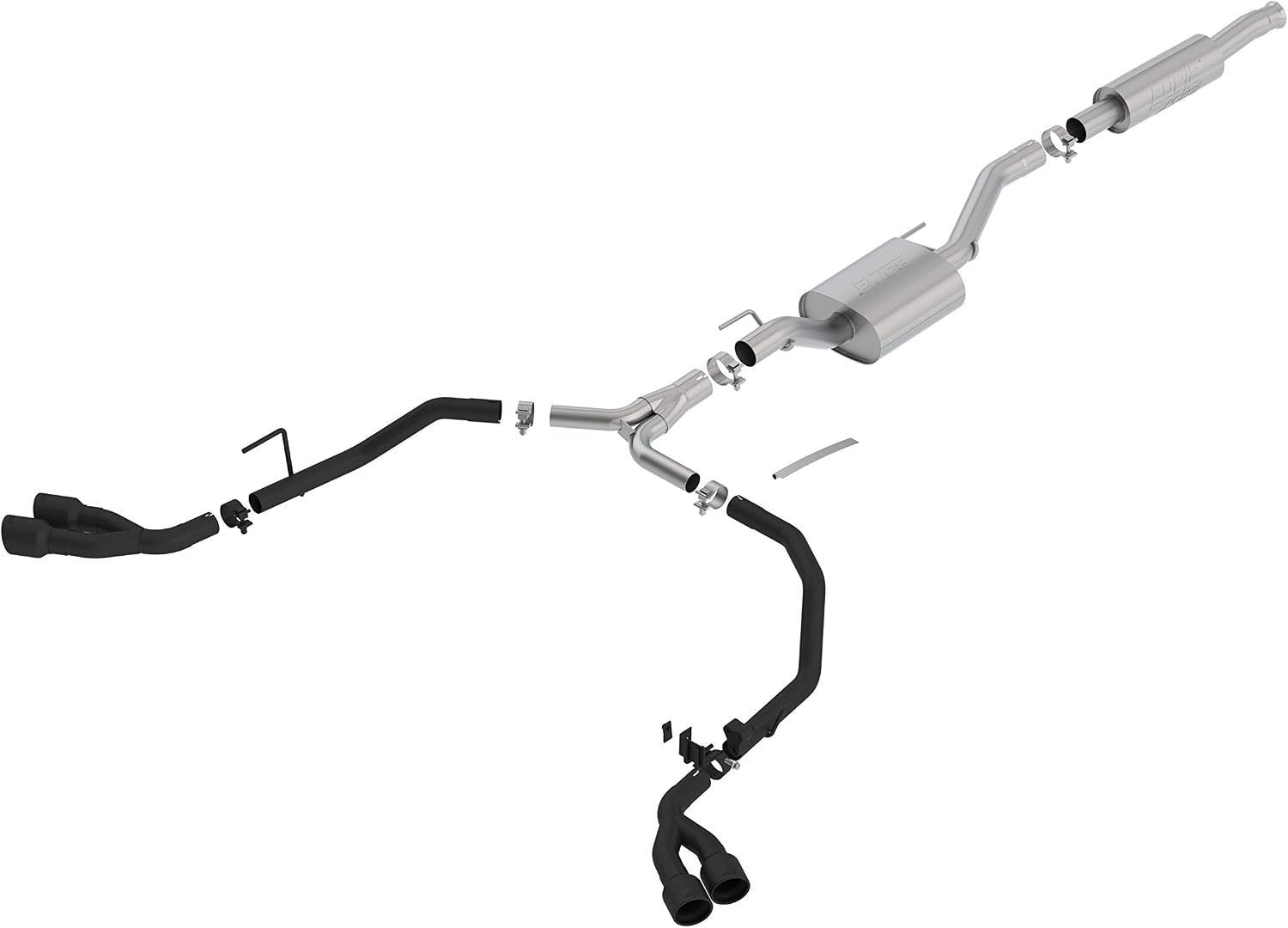 Borla ATAK Cat-Back Exhaust System 140816CB Ceramic Black for Jeep Gladiator JT 2020-2025 - New in box