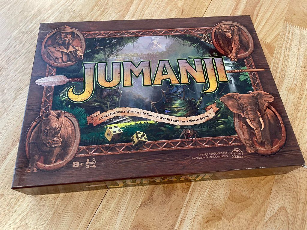NEW Jumanji Board Game Spin Master 2017 Edition - A Game For Those Who Seek to Find