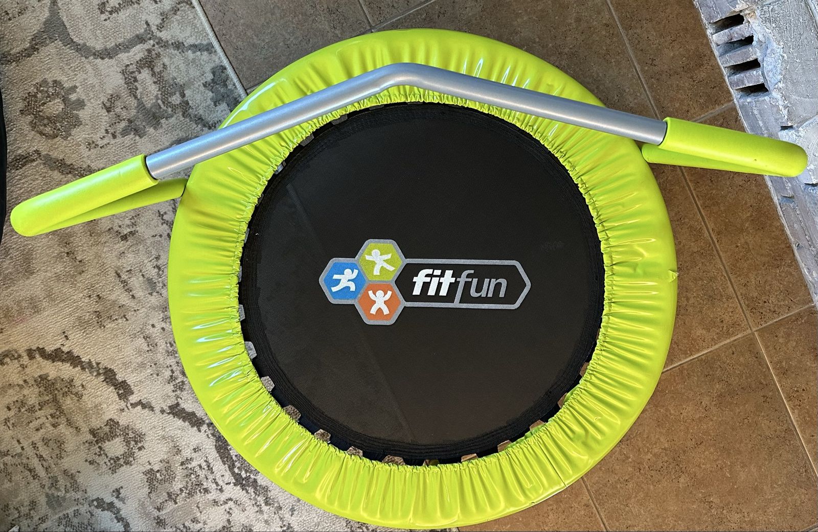 Kids Trampoline with handle bar