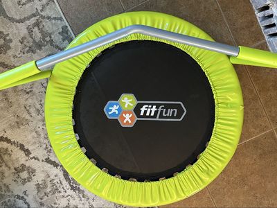 Kids Trampoline with handle bar
