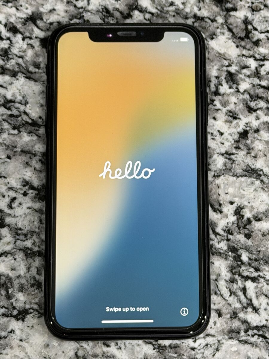 iPhone XR 64GB (Black) with 9 Cases & Original Box