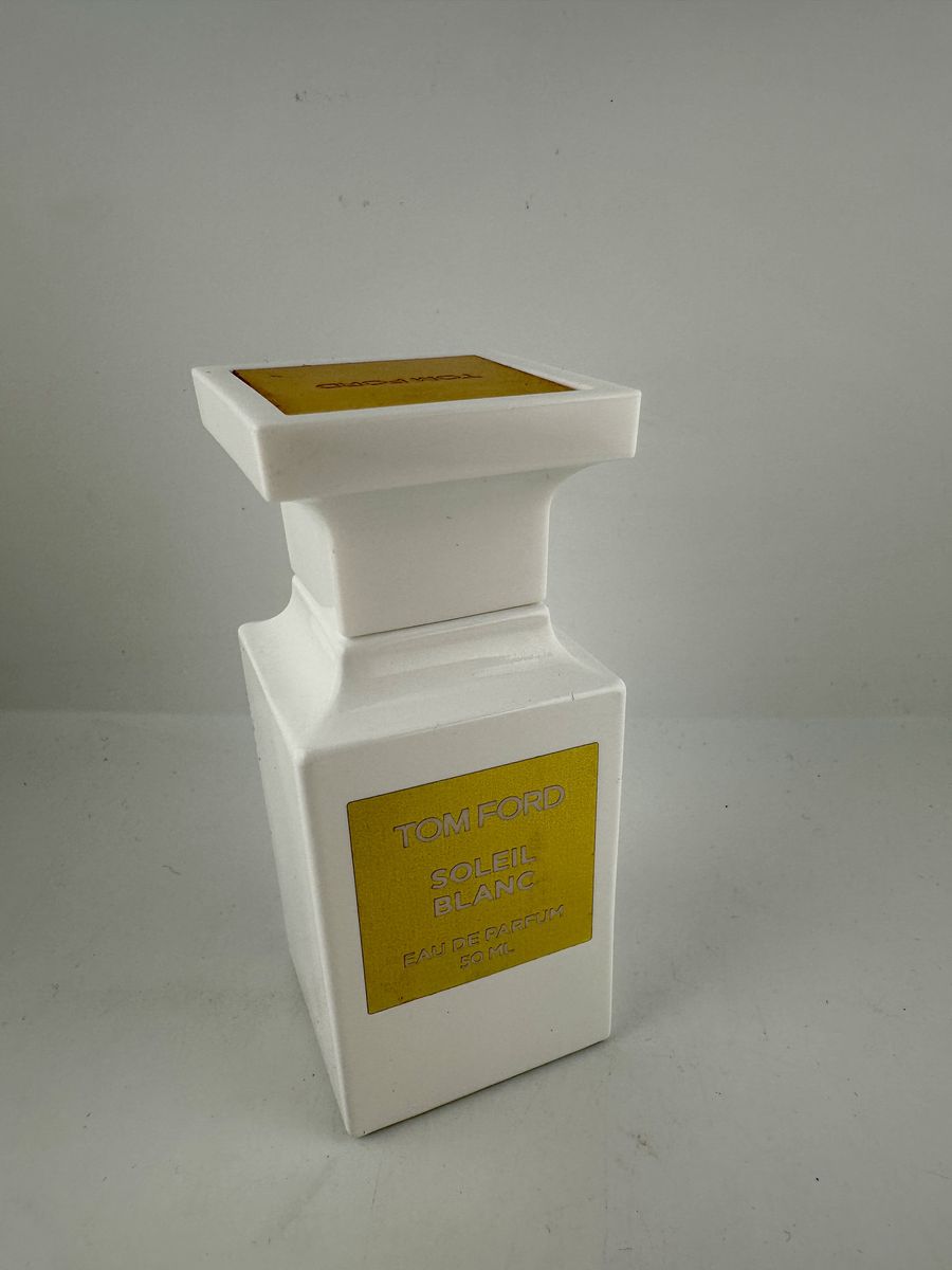 EMPTY BOTTLE Tom Ford Soleil Blanc 50ml 1.7oz Perfume w/Cap NO PERFUME