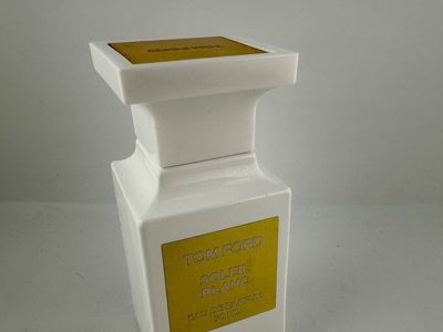 EMPTY BOTTLE Tom Ford Soleil Blanc 50ml 1.7oz Perfume w/Cap NO PERFUME