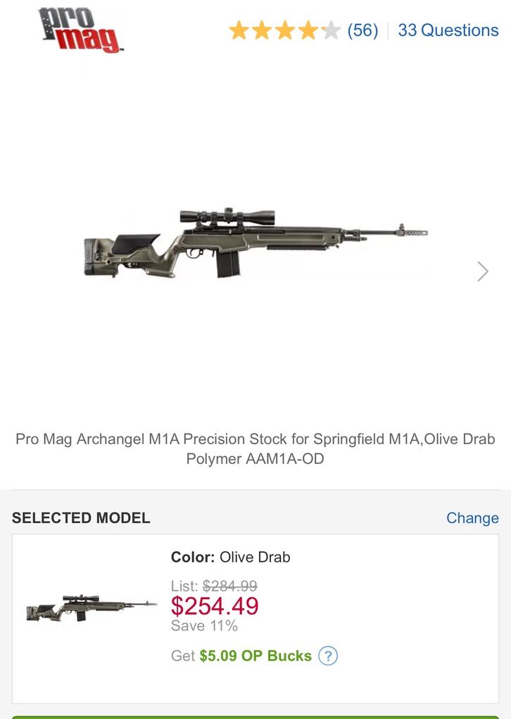Used Archangel Stock For Springfield M1A / M14