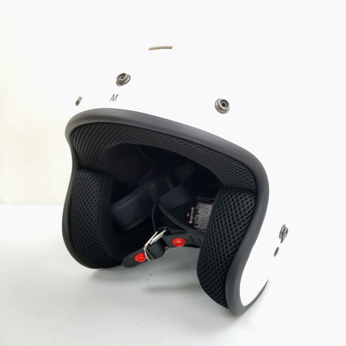 GMAX OF-2 MEDIUM Open-Face Helmet, Gloss White (72-5365M-L-R2-S2)