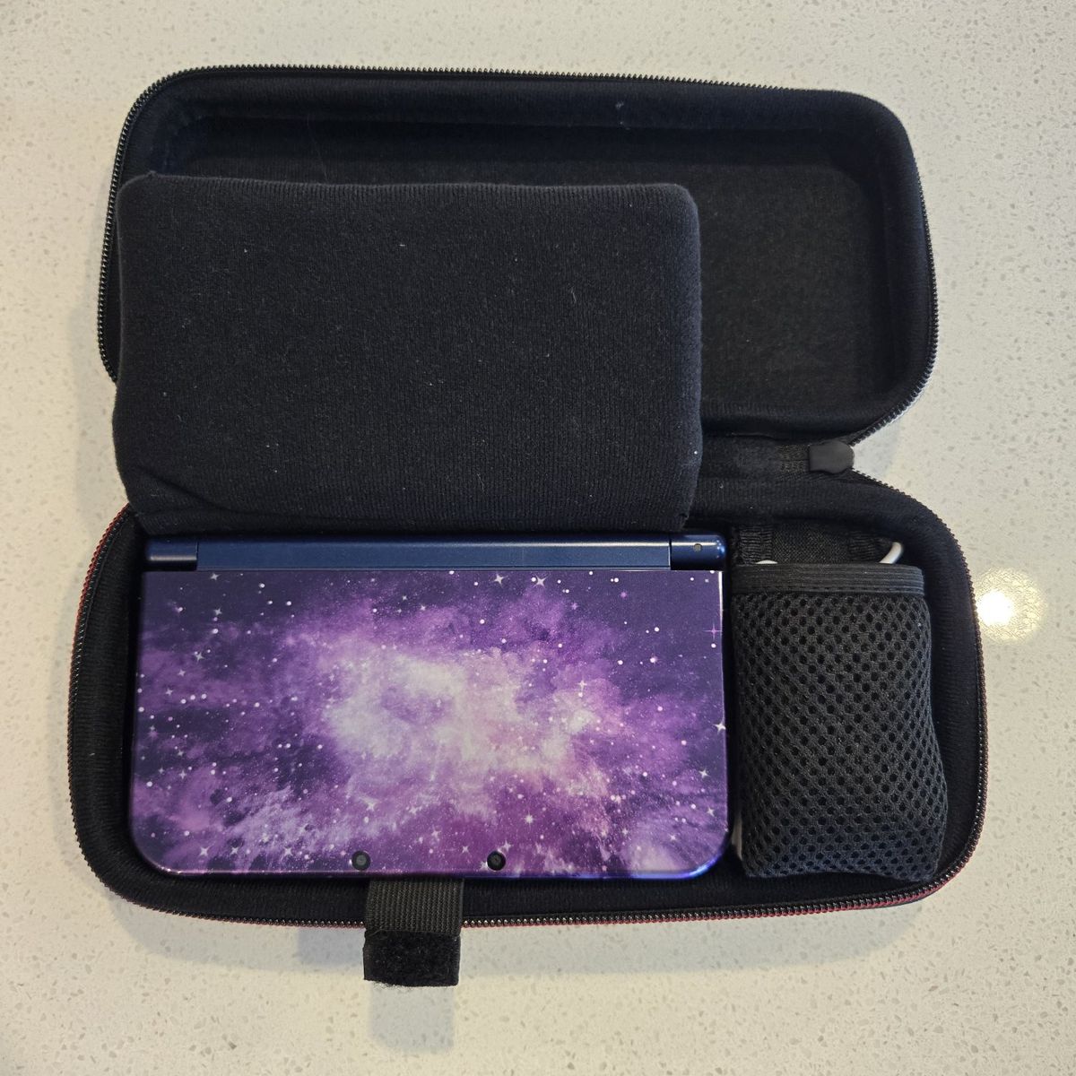 Nintendo 3DS XL Galaxy Edition Handheld Console with 2018 Pokeball Case & Charger. (Tested / Excellent used condition) $350