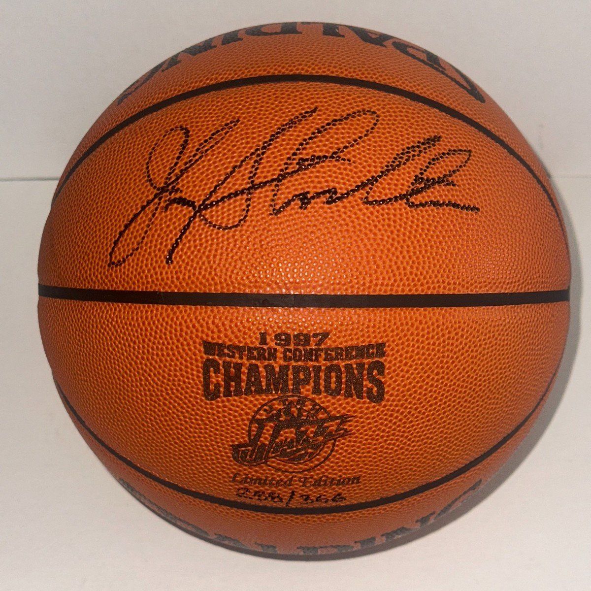 John Stockton Lmtd Edition Signed 1997 Utah Jazz