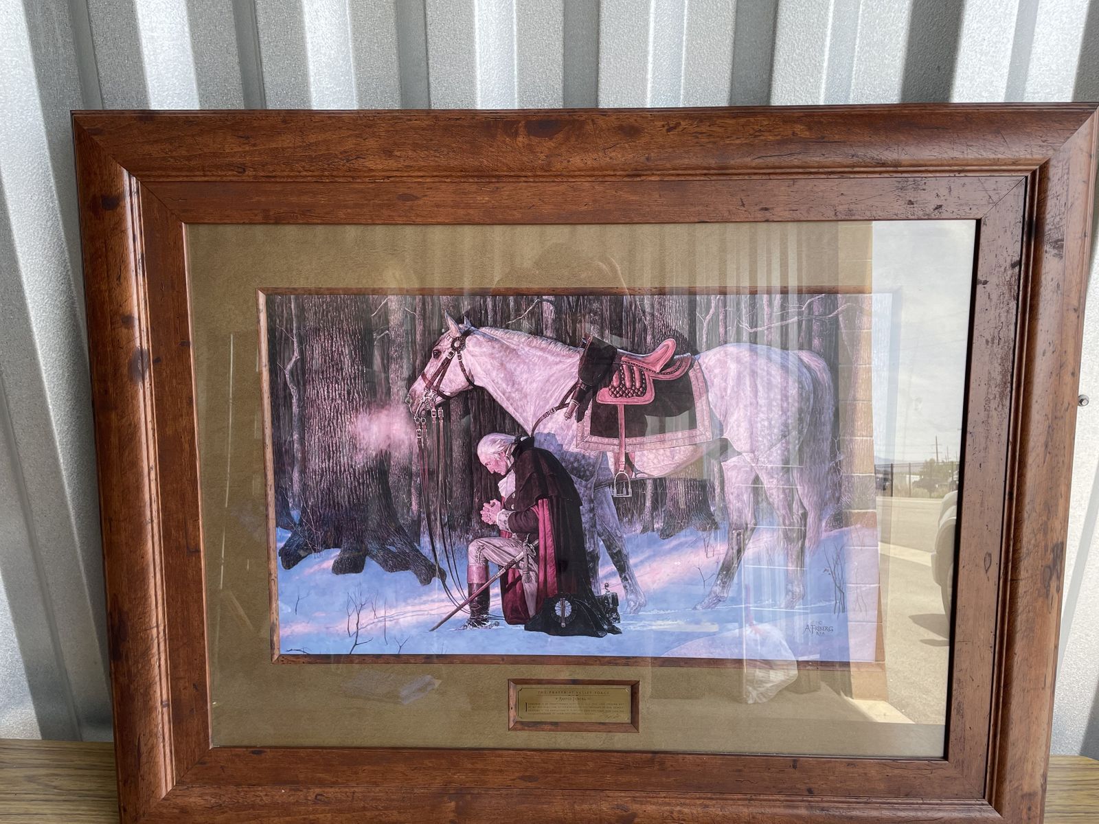 Arnold Friberg The Prayer At Valley Forge Gallery Edition W/COA 25" x 35"