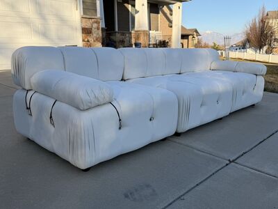 Modern White modular Lounge Sectional Couch