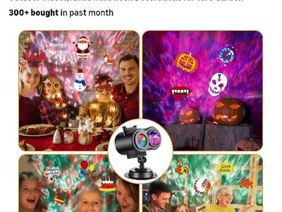 multi holiday themed projector