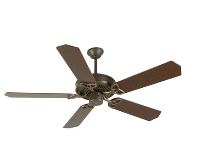 Craftmade Cxl 52-in Aged Bronze Textured Indoor Downrod or Flush Mount Ceiling Fan (5-Blade)