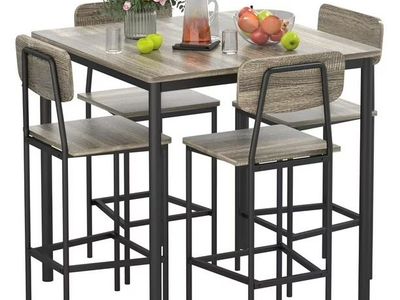 5-Piece Counter Height Dining Set (New)
