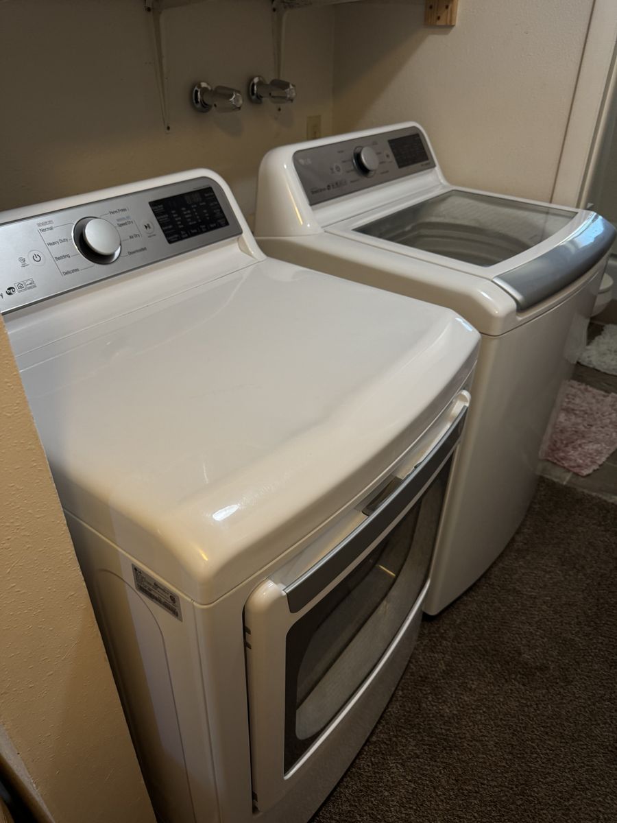 LG Front Load Washer & Dryer Set (2019) - Excellent Condition