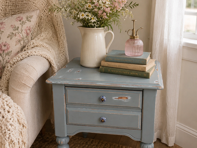 Solid Wood Cottage End Table / Nightstand / Side Table