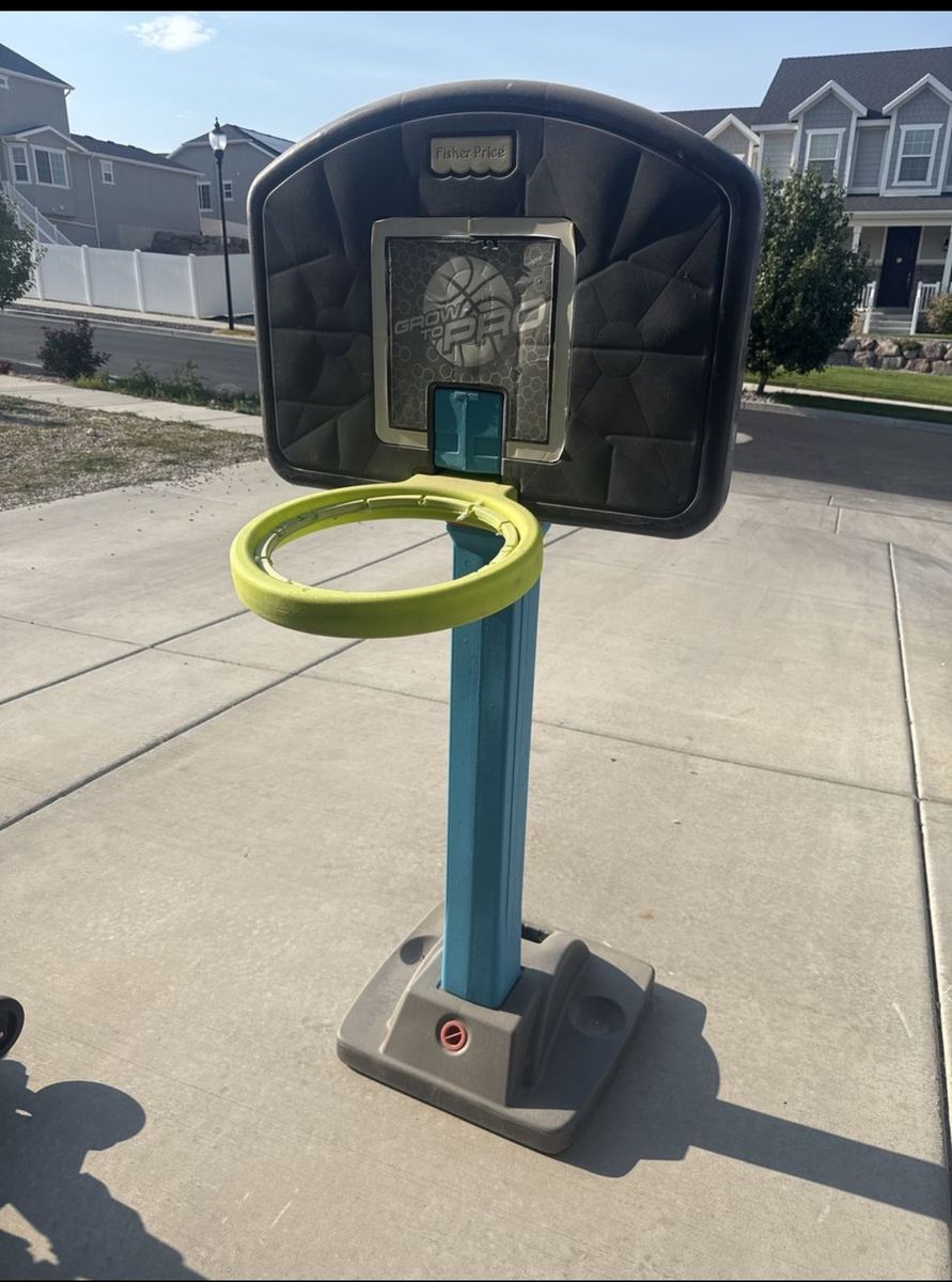 Fisher price basketball hoop -used 