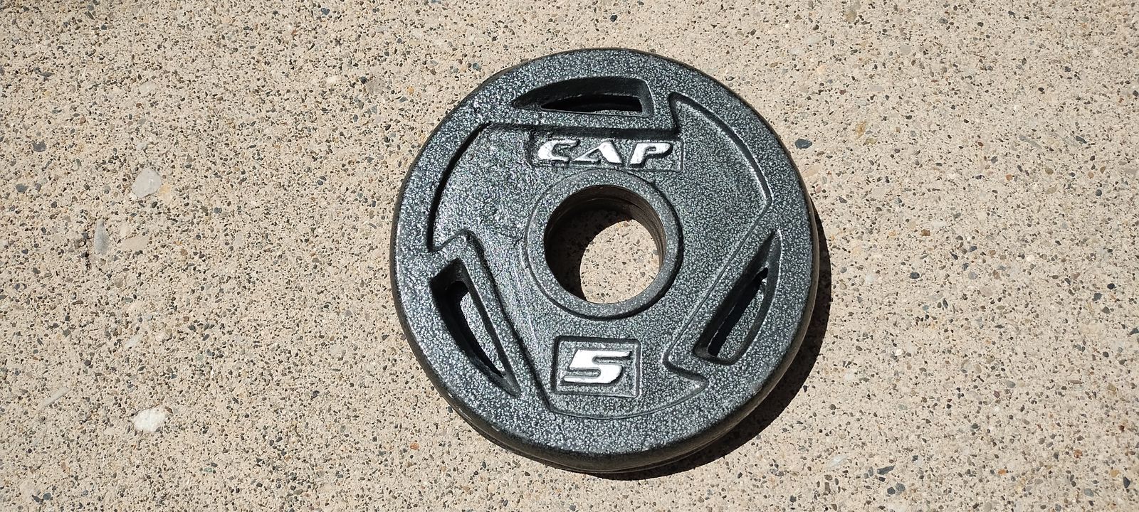 2 Cap 5 LB Olympic Barbell Plates