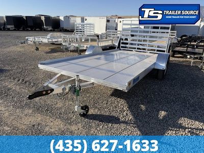 7x12 Alcom FlexHaul Aluminum Trailer - Interior - 3.5K GVWR -