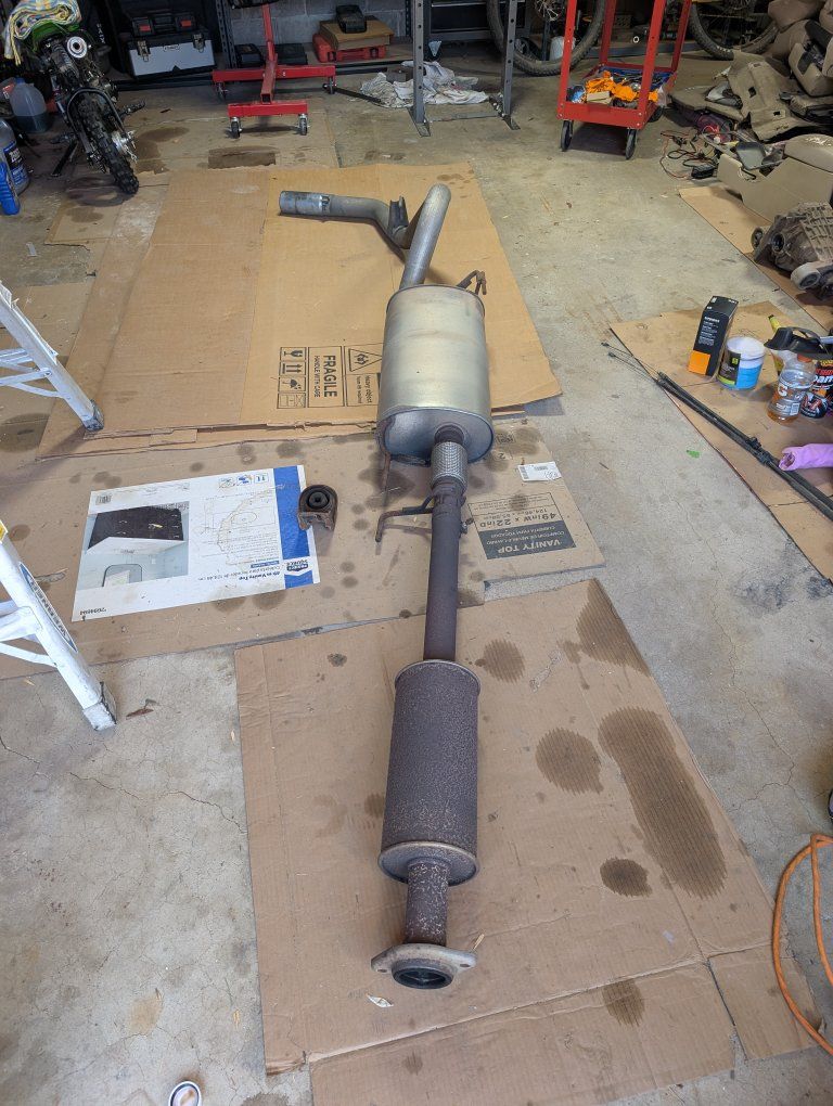 2017 Ford F-150 (3.5L Ecoboost) OEM exhaust system, muffler and tailpipe