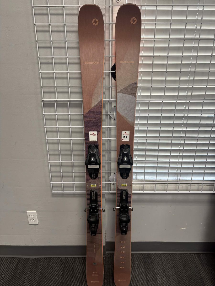 Lightly Used Blizzard Black Pearl 94 Ski w/ Atomic Strive 11 Demo Bindings - 170cm