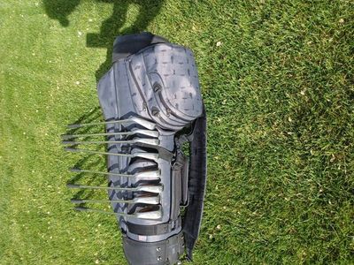 Irons and cart bag