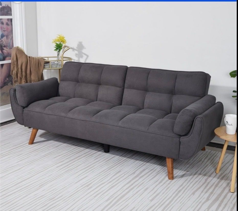 Brand new dark grey sofa