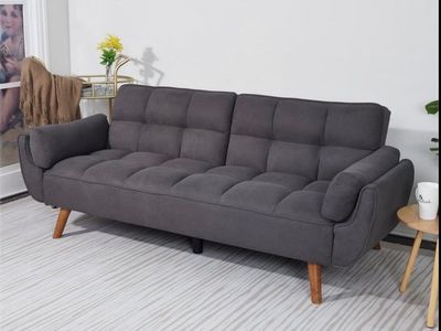 Brand new dark grey sofa