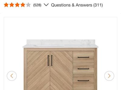 Bathroom Vanity 42 inch. Brand new